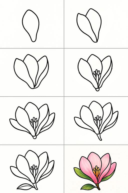 Magnolia Drawing Ideas