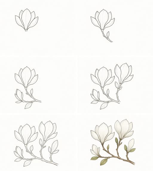 Magnolia Idea 2 Drawing Ideas