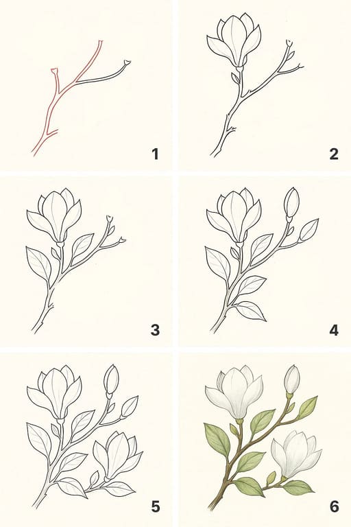 Magnolia Idea 3 Drawing Ideas