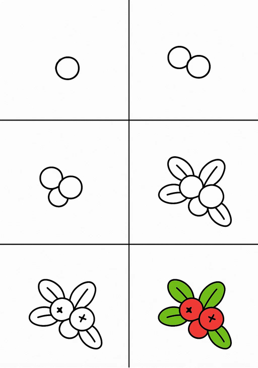 Nice Cranberry Drawing Ideas