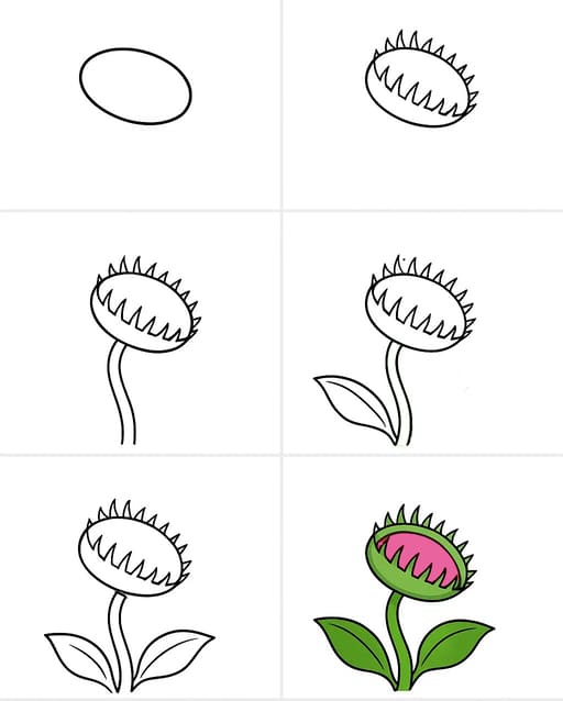 Venus Flytrap Idea 1 Drawing Ideas