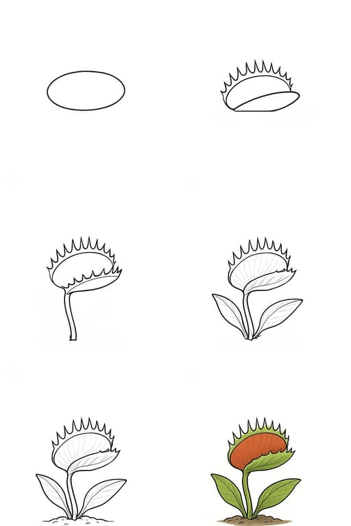 Venus Flytrap Idea 2 Drawing Ideas