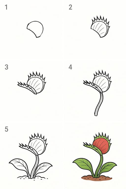 Venus Flytrap Idea 3 Drawing Ideas
