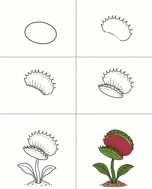 Venus Flytrap Idea 5 Drawing Ideas