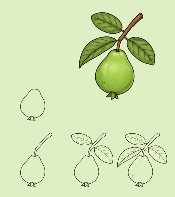 A Guava Drawing Ideas