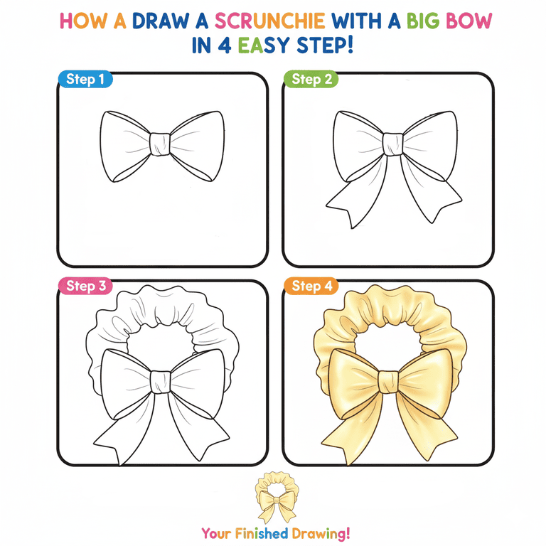 Adorable Scrunchy Drawing Ideas