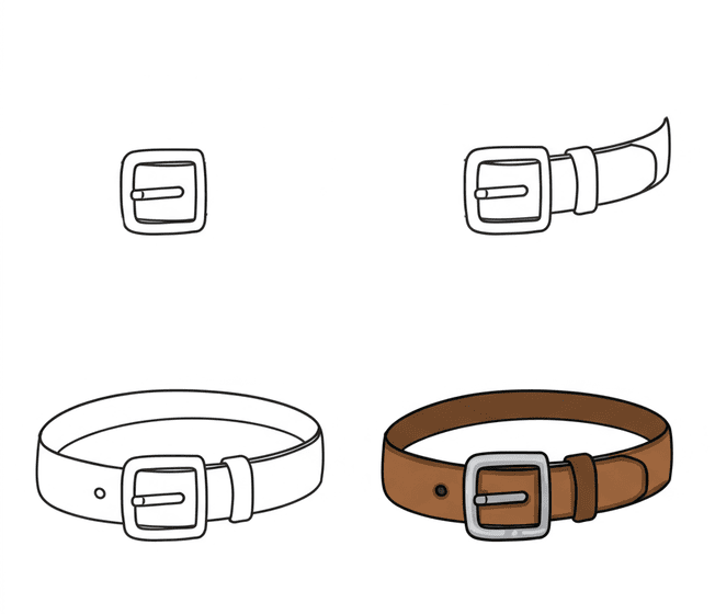Classic Belt Drawing Ideas