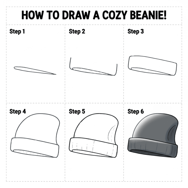Cool Beanie Drawing Ideas