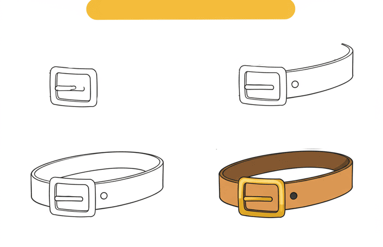 Easy Belt Drawing Ideas