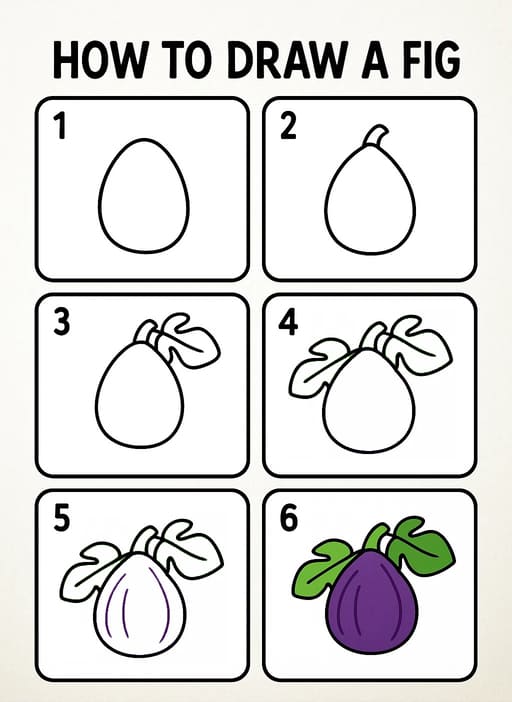 Fresh Fig Drawing Ideas