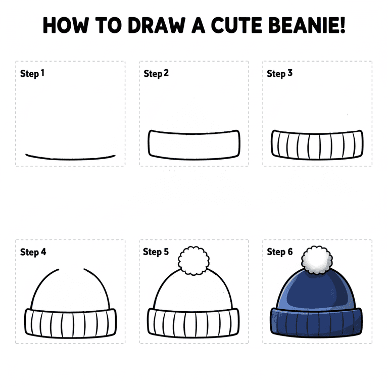 Beanie Drawing Ideas