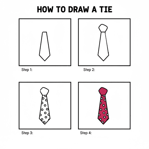 Nice Tie Drawing Ideas