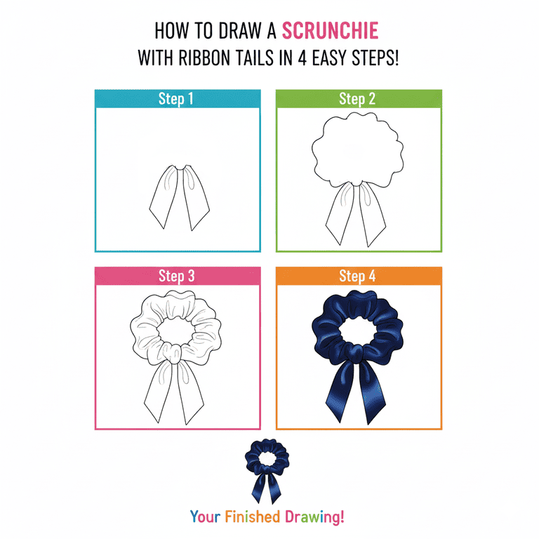 Pretty Scrunchy Drawing Ideas