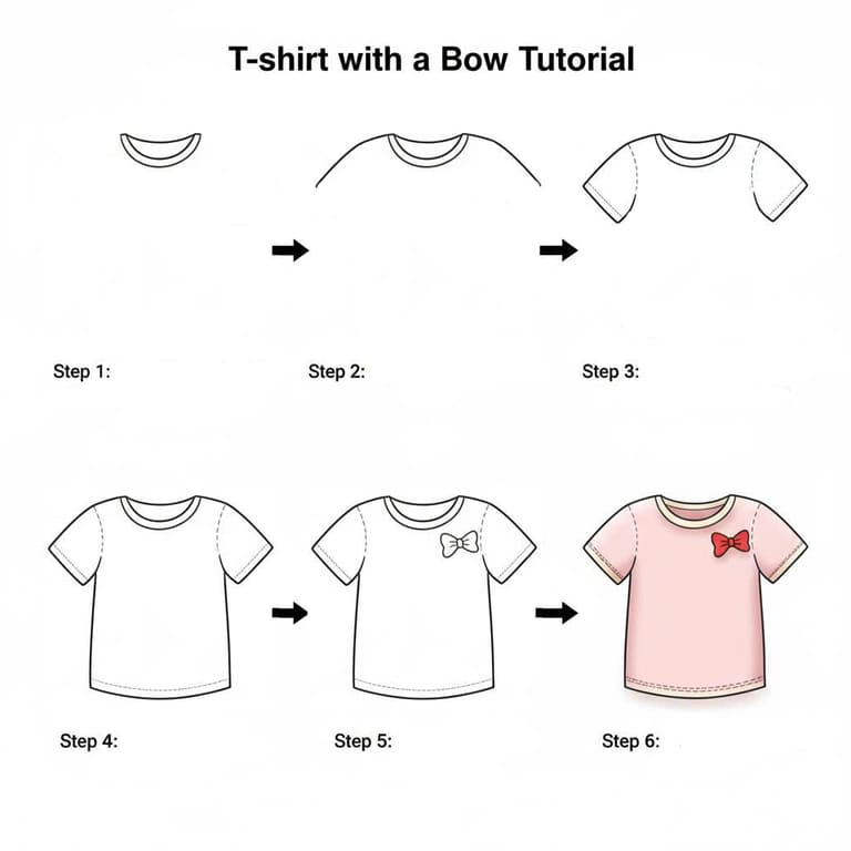 Pretty T-Shirt Drawing Ideas