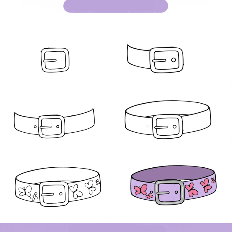Purple Belt Drawing Ideas