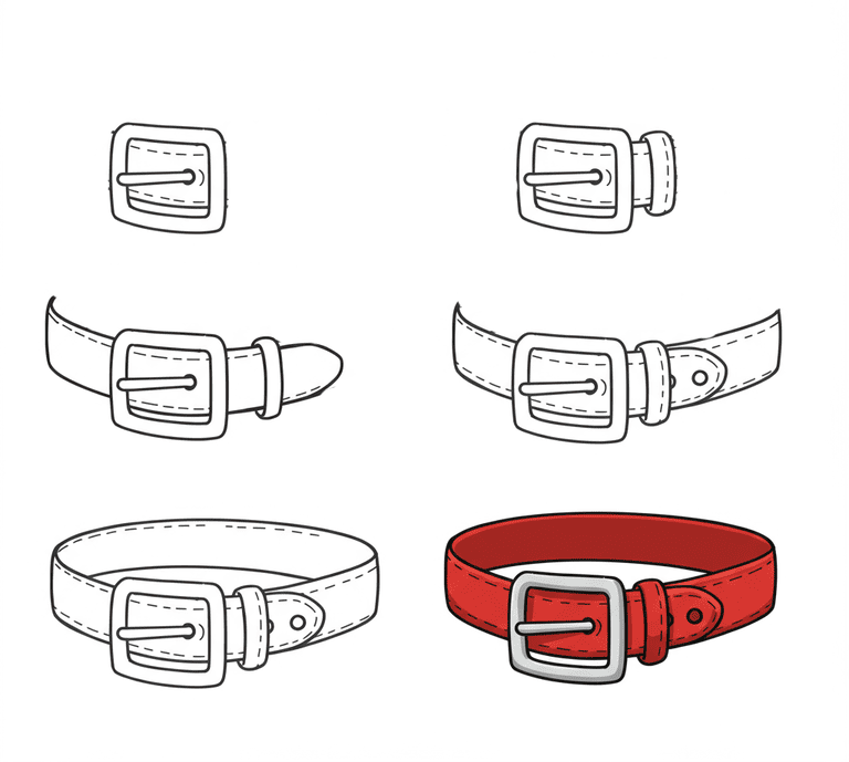 Red Belt Drawing Ideas