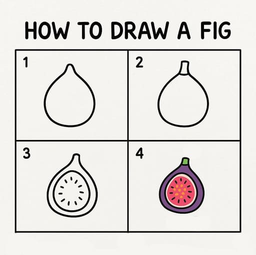 Simple Fig Drawing Ideas