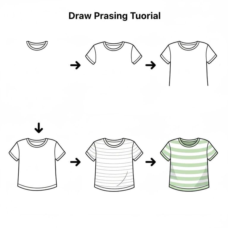Stripe T-Shirt Drawing Ideas