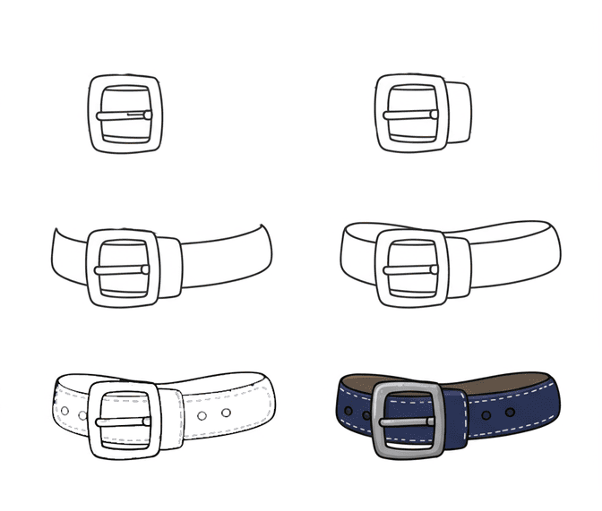 Stylist Belt Drawing Ideas