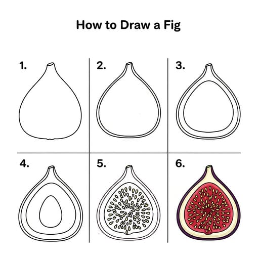 Sweet Fig Drawing Ideas