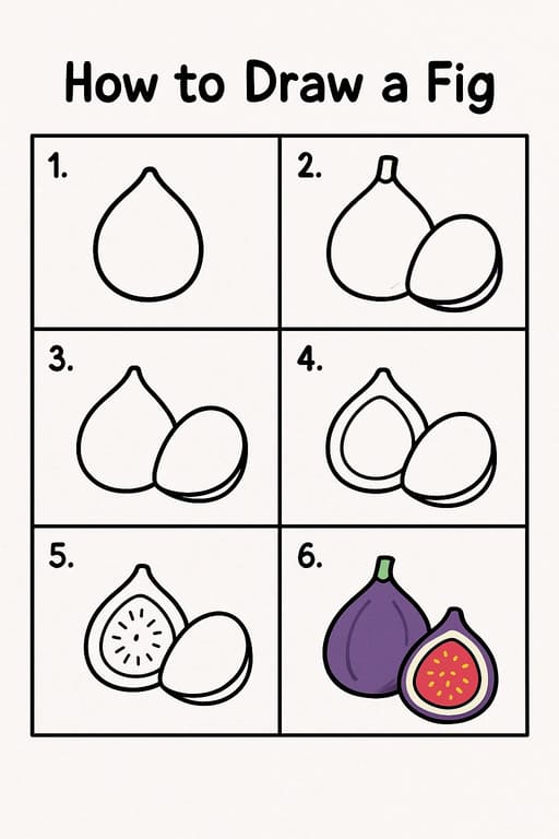 Sweet Figs Drawing Ideas