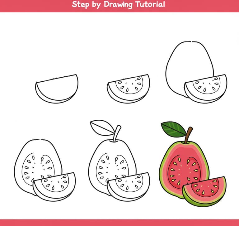 Guava Drawing Ideas