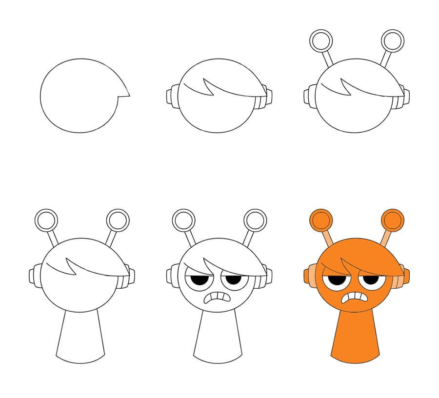 Angry Oren Drawing Ideas