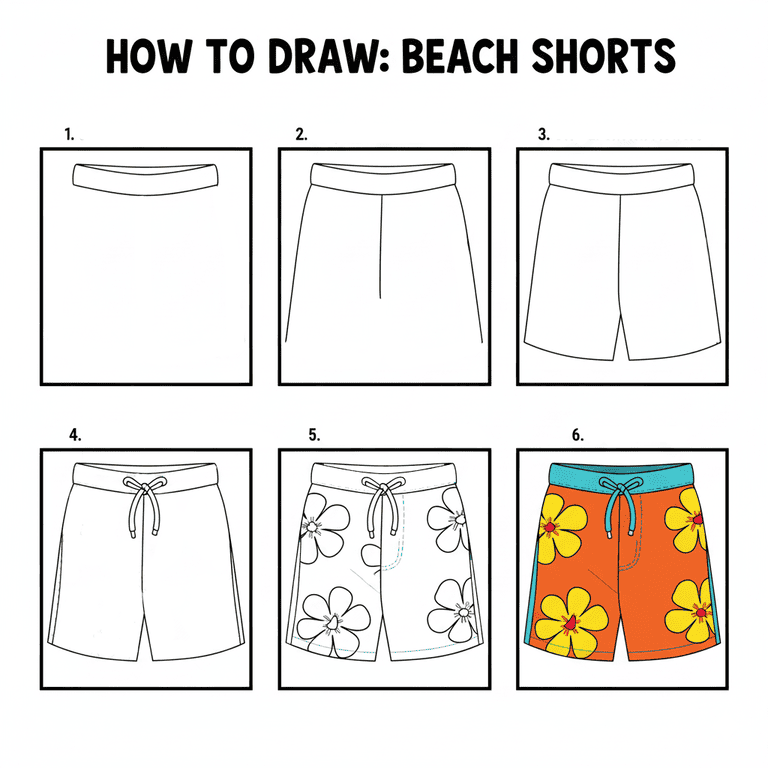 Shorts Drawing Ideas