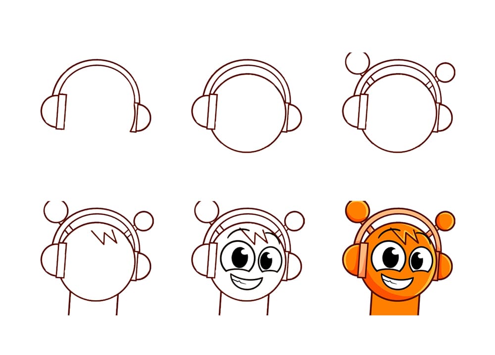 Cartoon Oren Drawing Ideas