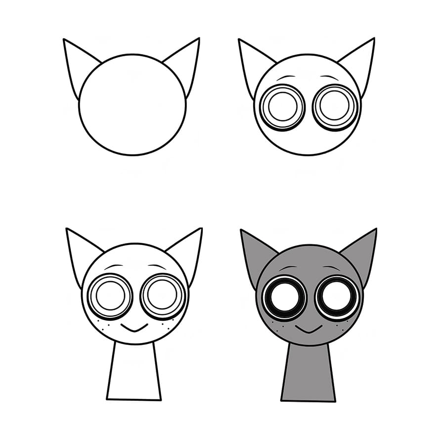 Childish Gray Drawing Ideas