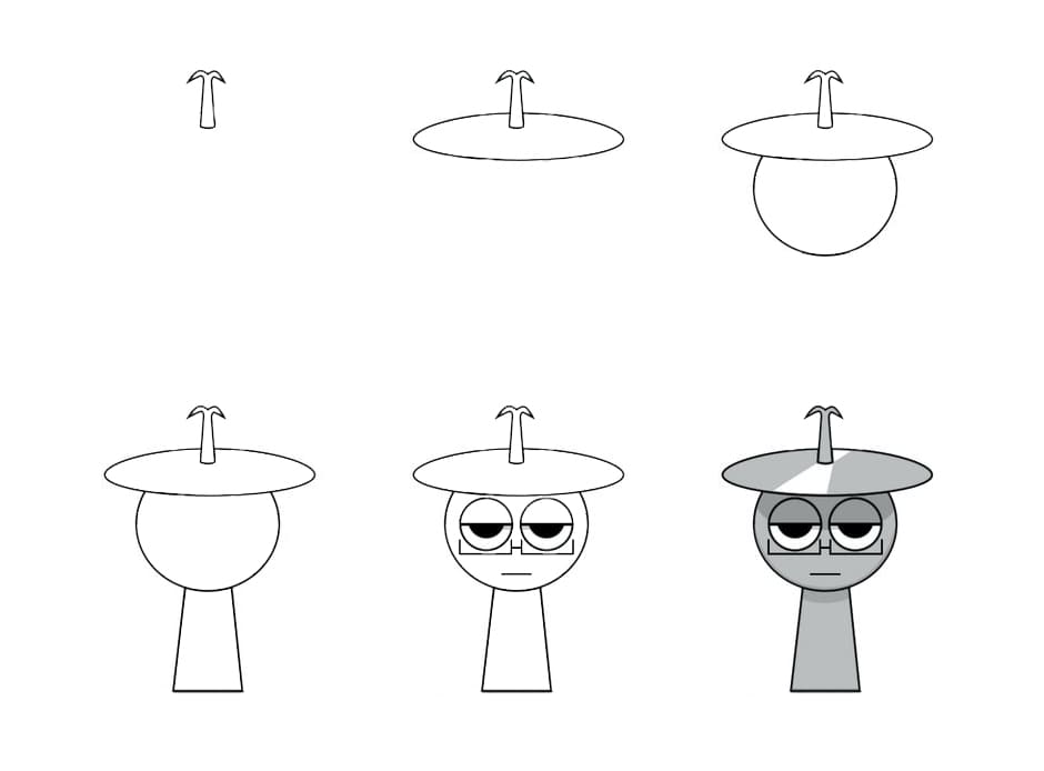 Clukr Wearing Glasses Drawing Ideas