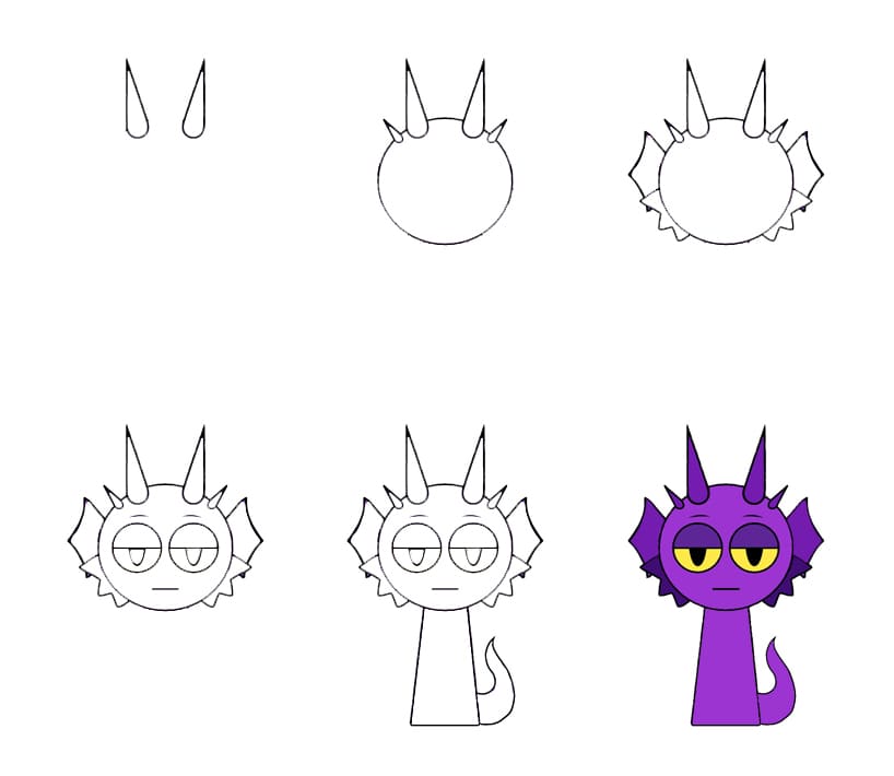 Cool Durple Drawing Ideas