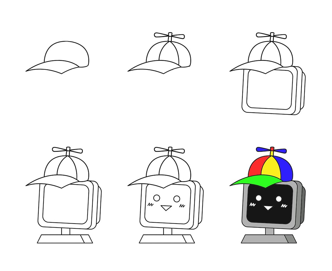 Cute Mr Fun Computer Drawing Ideas