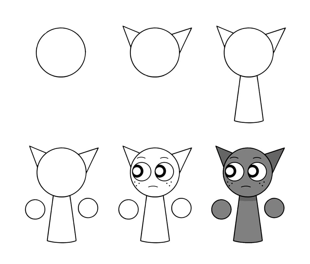 Gray Sprunki Drawing Ideas