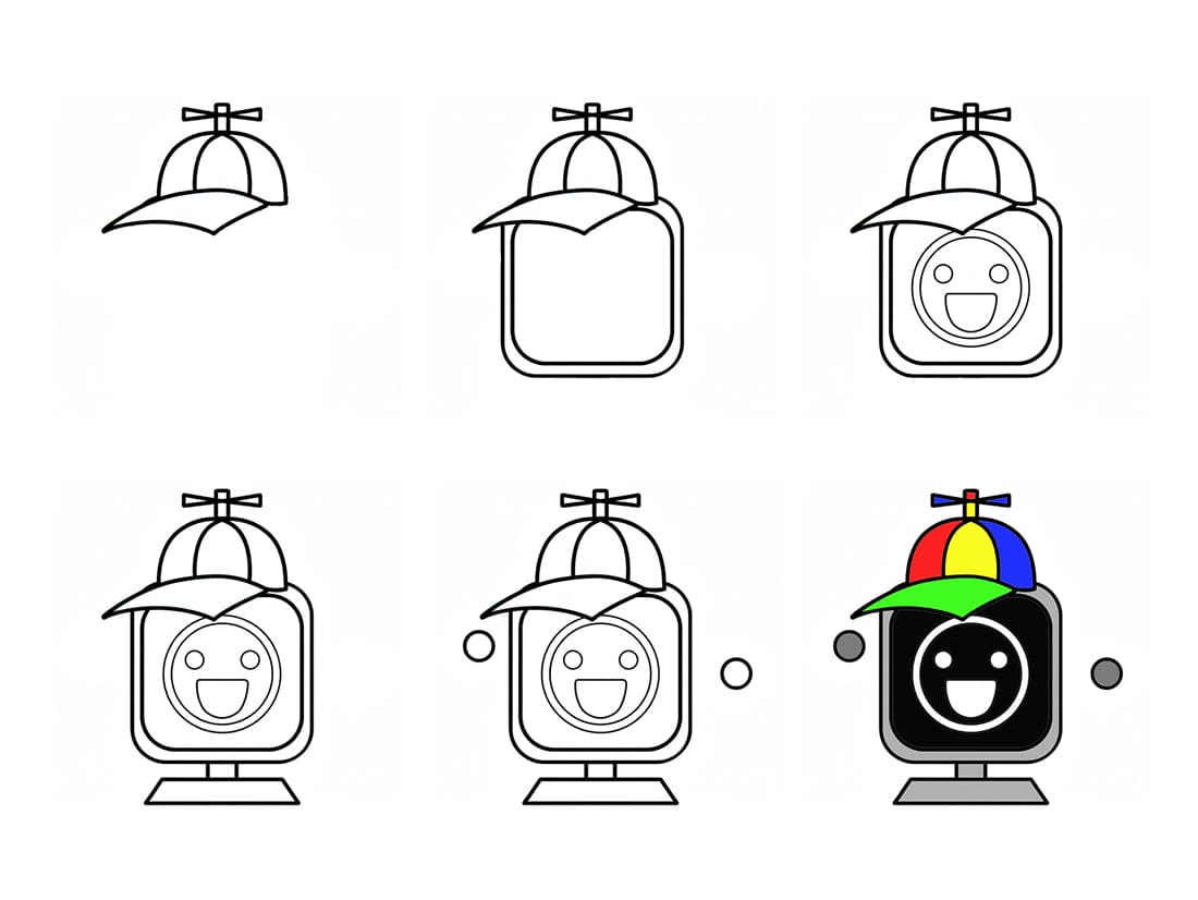 Mr Fun Computer Character Drawing Ideas