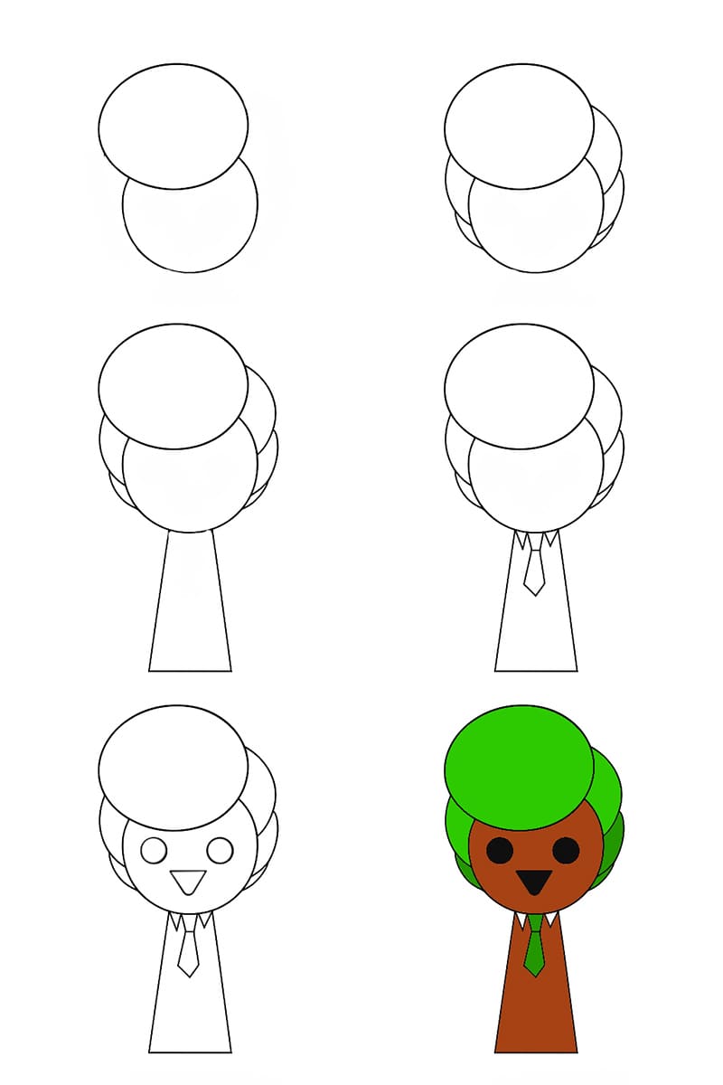 Mr Tree Sprunki Drawing Ideas