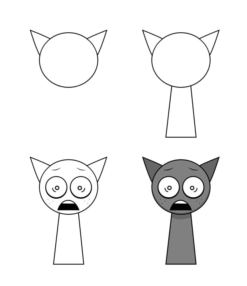 Screaming Gray Drawing Ideas