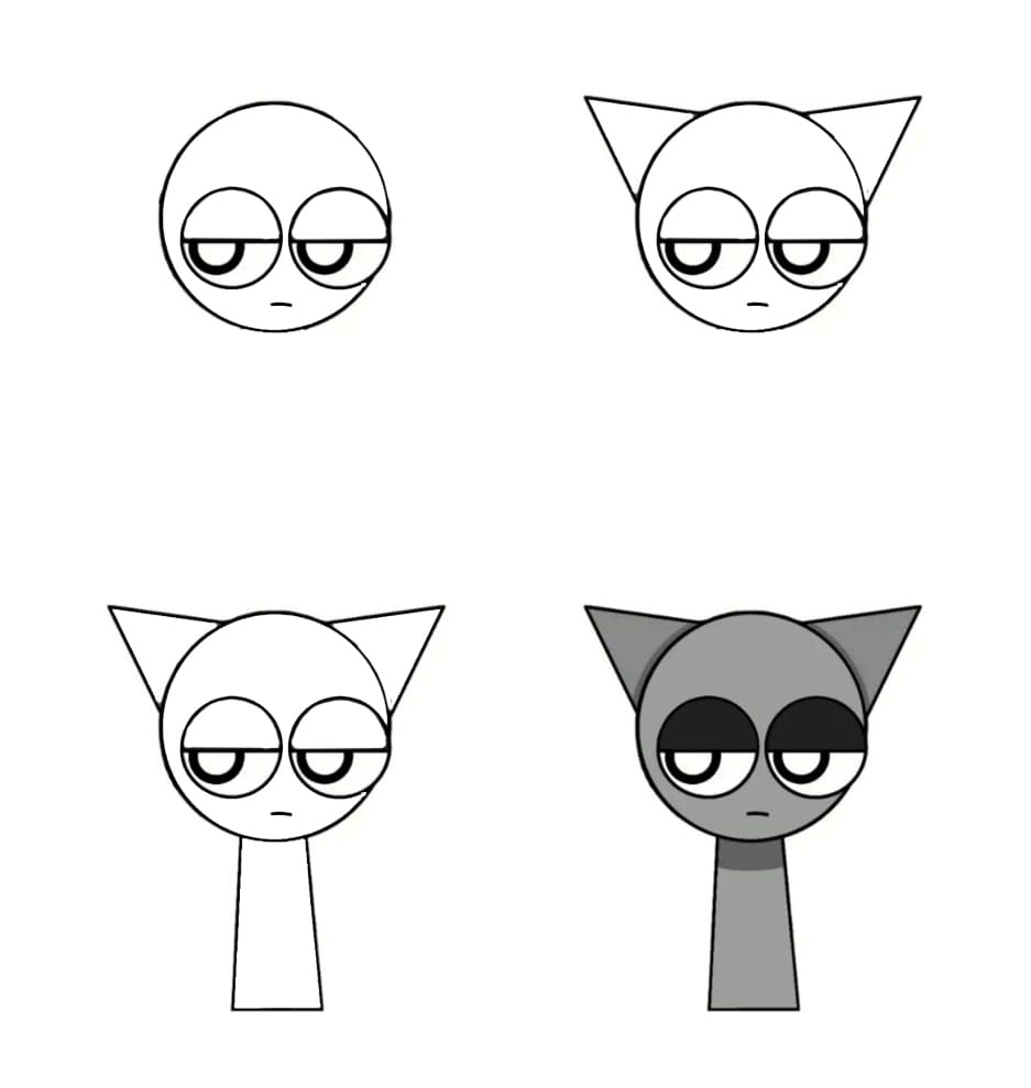 Sprunki Gray Drawing Ideas