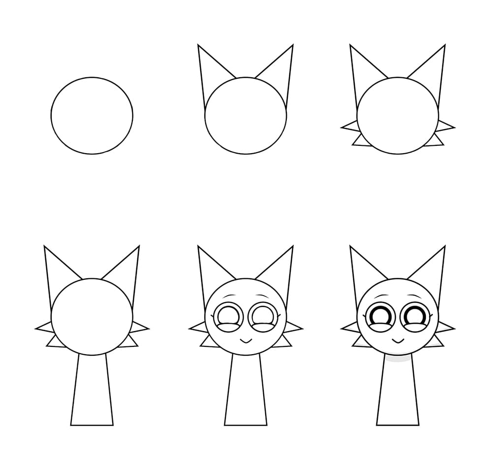 Wenda with Cute Face Drawing Ideas