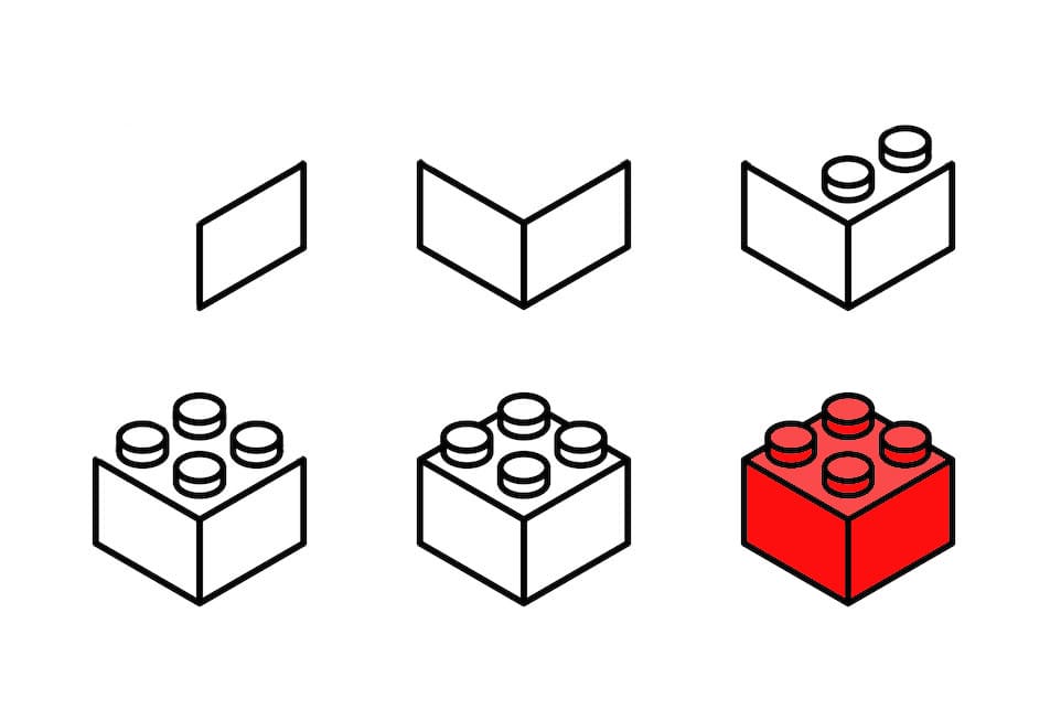 A Lego Brick Drawing Ideas
