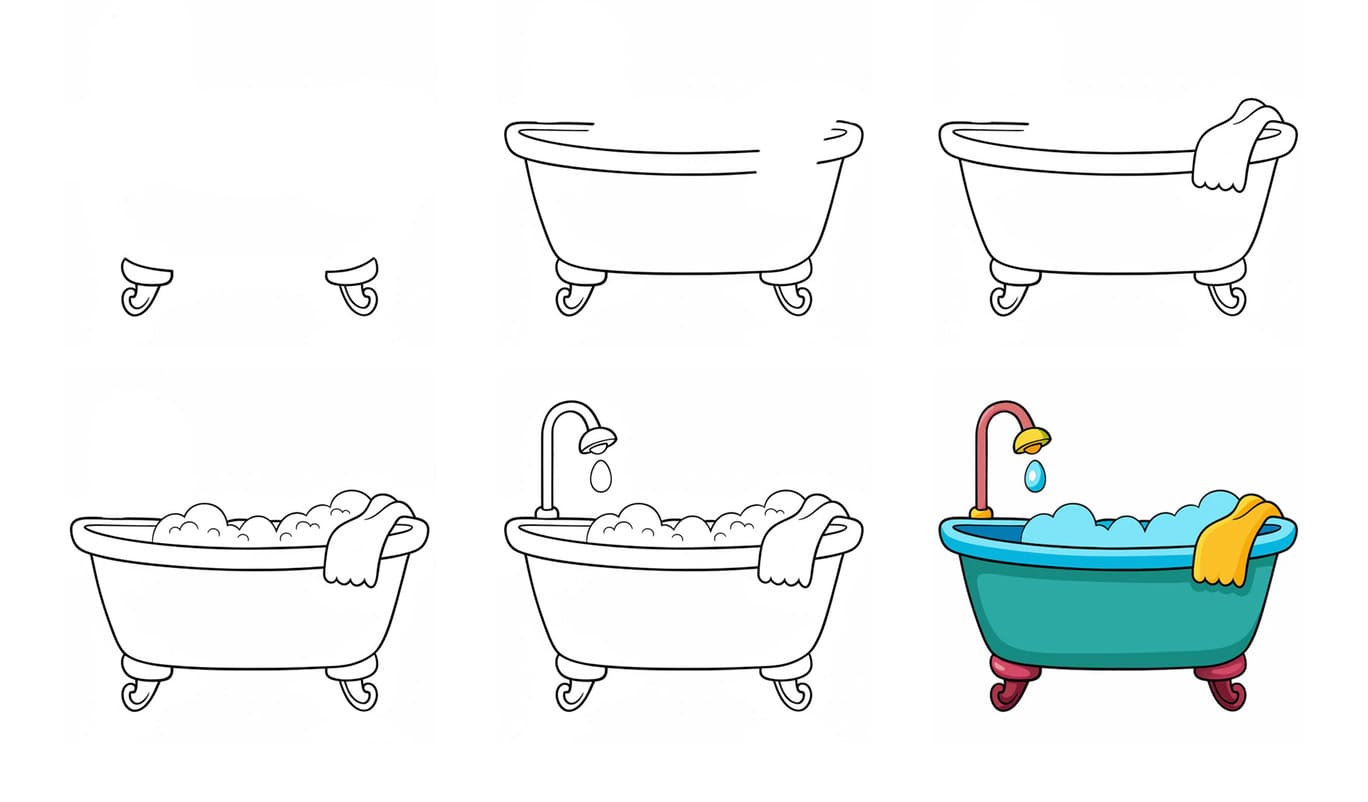 Bath Drawing Ideas