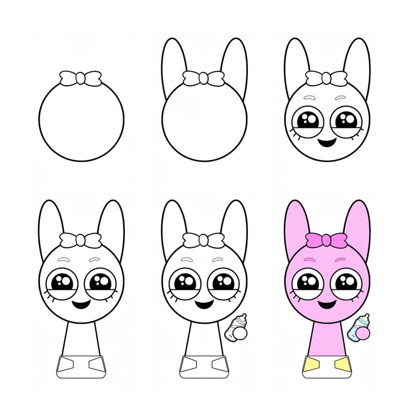 Baby Pinki Drawing Ideas