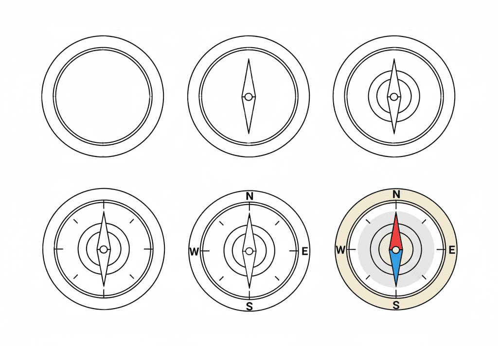 Basic Compass Drawing Ideas