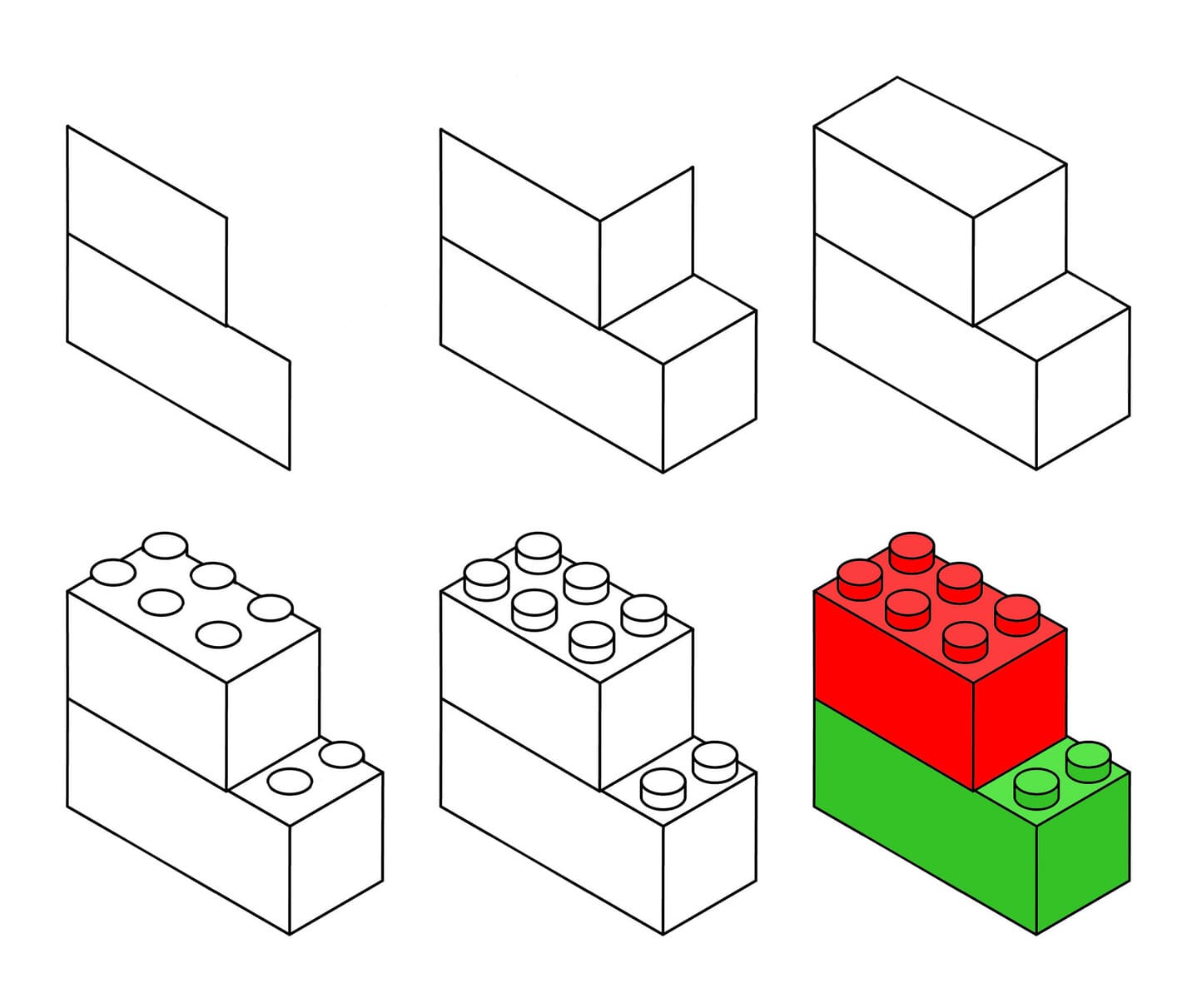 Lego Brick Drawing Ideas