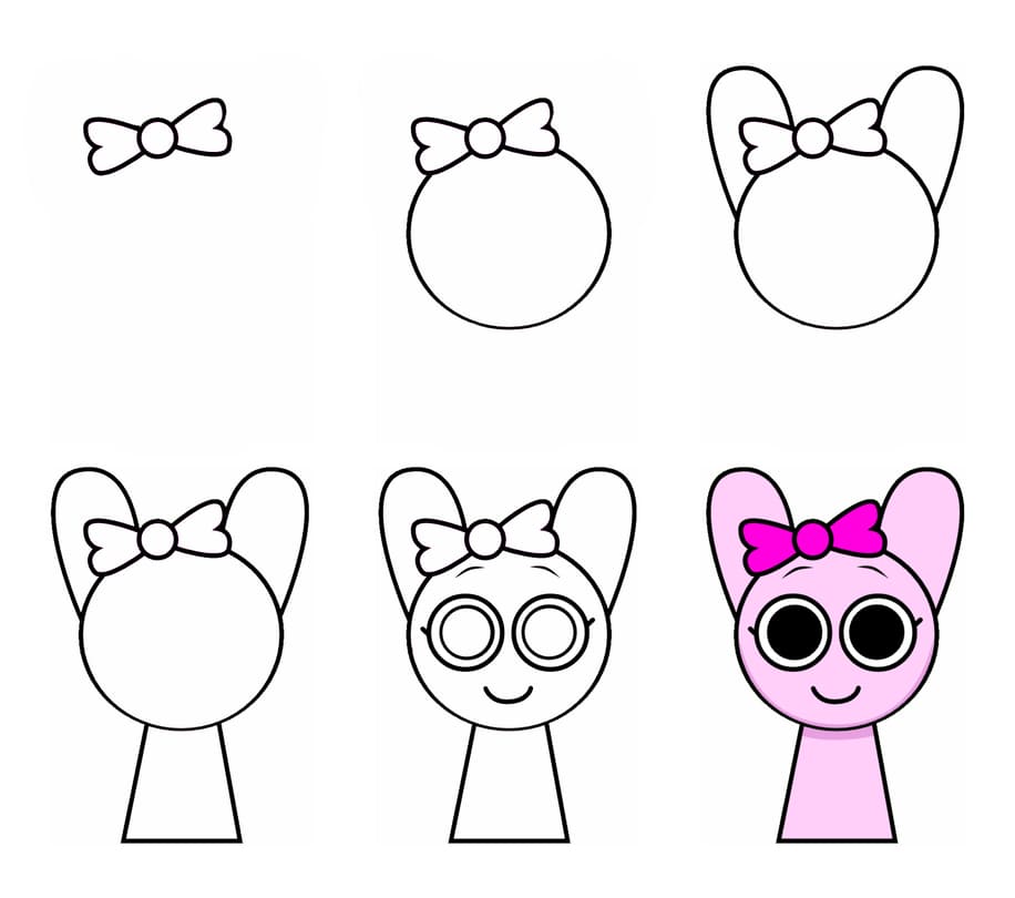 Cute Pinki Drawing Ideas