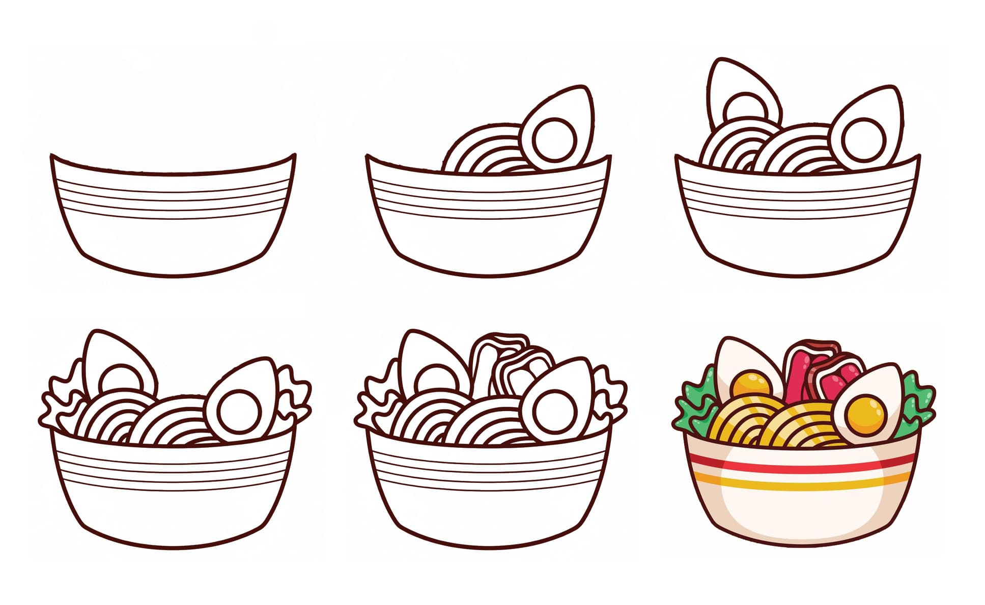 Cute Ramen Noodles Drawing Ideas