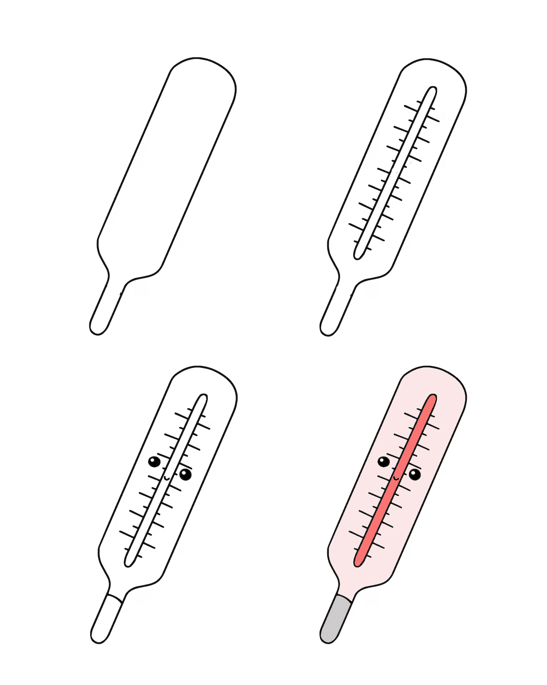 Cute Thermometer Drawing Ideas