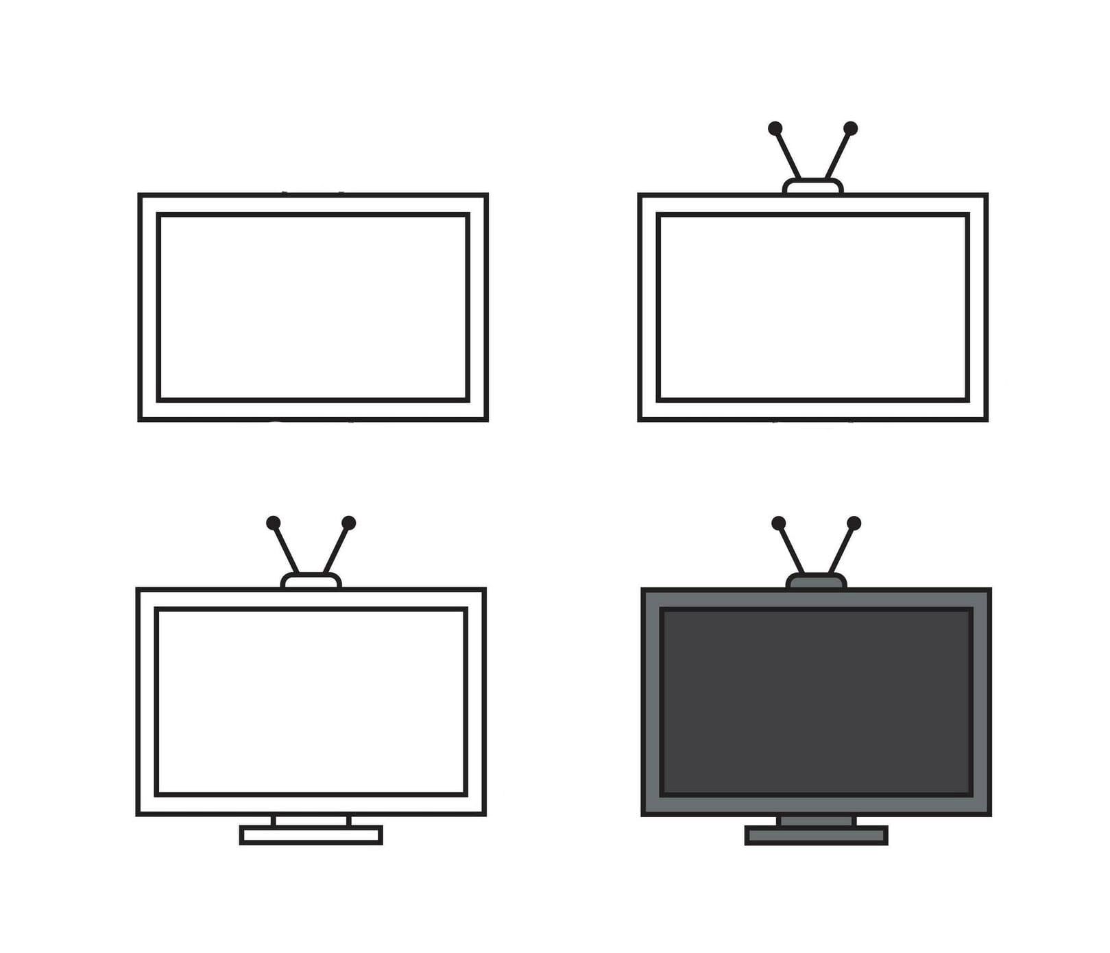 Easy Television Drawing Ideas
