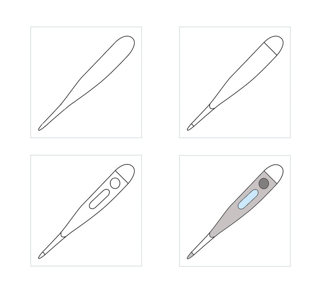 Easy Thermometer Drawing Ideas