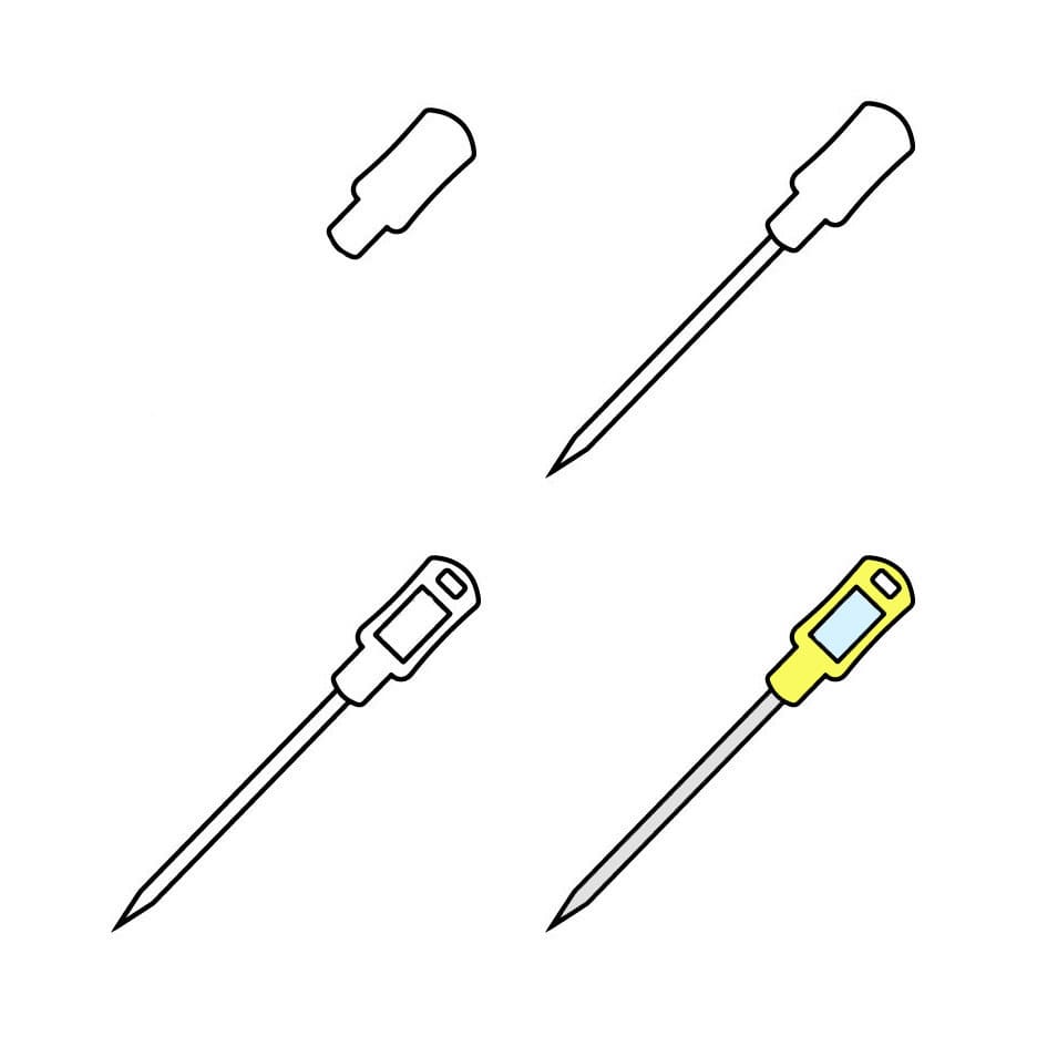Food Thermometer Drawing Ideas